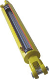 The  HARVESTA welded construction tie-rod cylinder is manufactured by Hydrocylinder